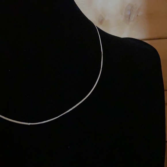 925 sterling silver | 18” | curb link necklace - Picture 2 of 3